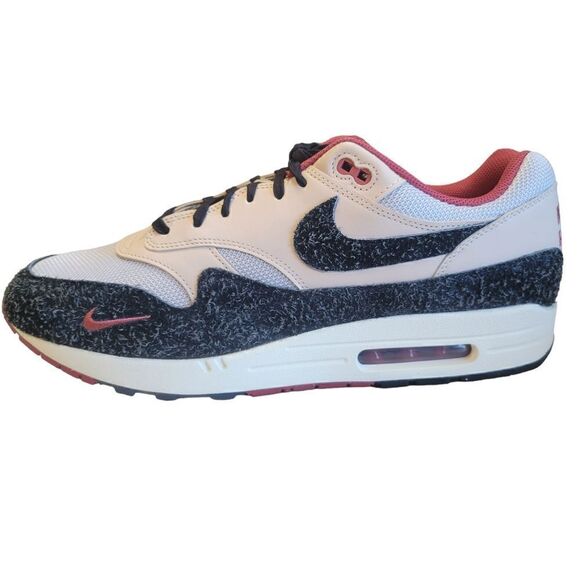 Nike Air Max 1 PRM Keep Rip'n Stop Slip'n Pearl White FD5743-200 Men's Size 14 - Picture 1 of 16